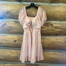 Load image into Gallery viewer, Madden NYC Juniors’ Smocked Waist Dress with Cut Out size XL
