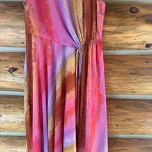 Load image into Gallery viewer, Nine West Cinched Waist Multicolor Chiffon size L
