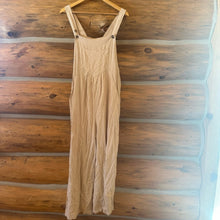 Load image into Gallery viewer, Mystree Linen Blend Jumpsuit size L
