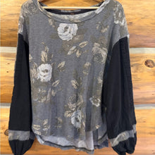 Load image into Gallery viewer, Free People Floral Waffle Knit size M/L
