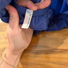 Load image into Gallery viewer, Free People Women’s Blue Plie All Day Ruffle Sports Bra In African Violet size S
