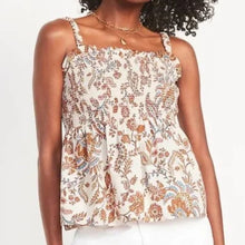 Load image into Gallery viewer, Old Navy Smocked Babydoll Top size XXL
