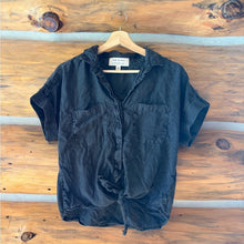 Load image into Gallery viewer, Anthropologie Cloth &amp; Stone Button Down Front Tie size Small
