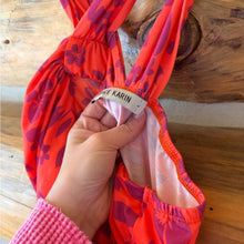 Load image into Gallery viewer, Grace Karin Floral Halter Dress size Large
