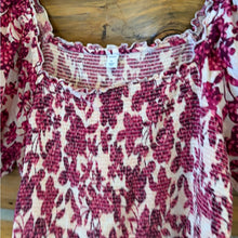 Load image into Gallery viewer, Old Navy Puff Sleeve Tiered Midi Dress size XL
