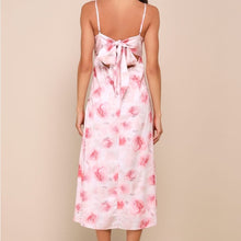 Load image into Gallery viewer, Freesia Floral Print Tie-Back Midi Dress size S
