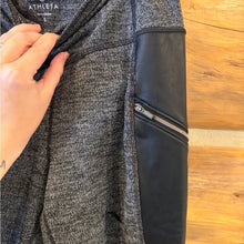 Load image into Gallery viewer, Athleta Herringbone Luxe Metro Drifter Leggings Faux Leather Size Small
