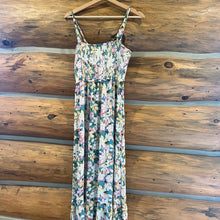 Load image into Gallery viewer, Lily Rose Smocked Floral Bodice Maxi Dress size S
