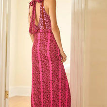 Load image into Gallery viewer, By Anthropologie Plunge V-Neck Ruffle A-Line Dress size M
