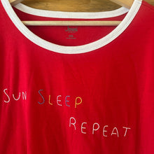 Load image into Gallery viewer, Jenni Sun Sleep Repeat Lounge Top size XXL

