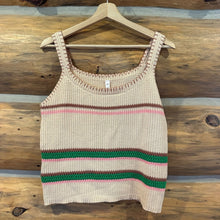 Load image into Gallery viewer, NWT Wishlist Crochet Stripe Tank size M
