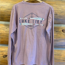 Load image into Gallery viewer, Blue 84 Minnesota Lake Life Graphic Long Sleeve size M
