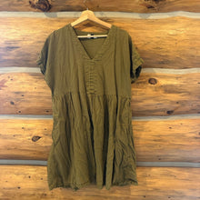 Load image into Gallery viewer, Universal Thread Linen Short Sleeve Shirt Dress size L
