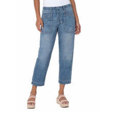 Load image into Gallery viewer, Liverpool The Rascal Trouser Cropped Jeans Clayton Wash Blue

