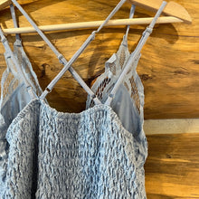 Load image into Gallery viewer, Entro Lace Blue Midi Dress size S
