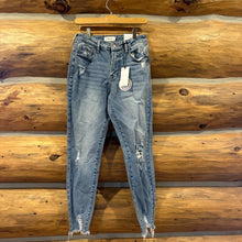 Load image into Gallery viewer, Jelly Jeans Mid Rise Distressed Skinny Jean size 5/27
