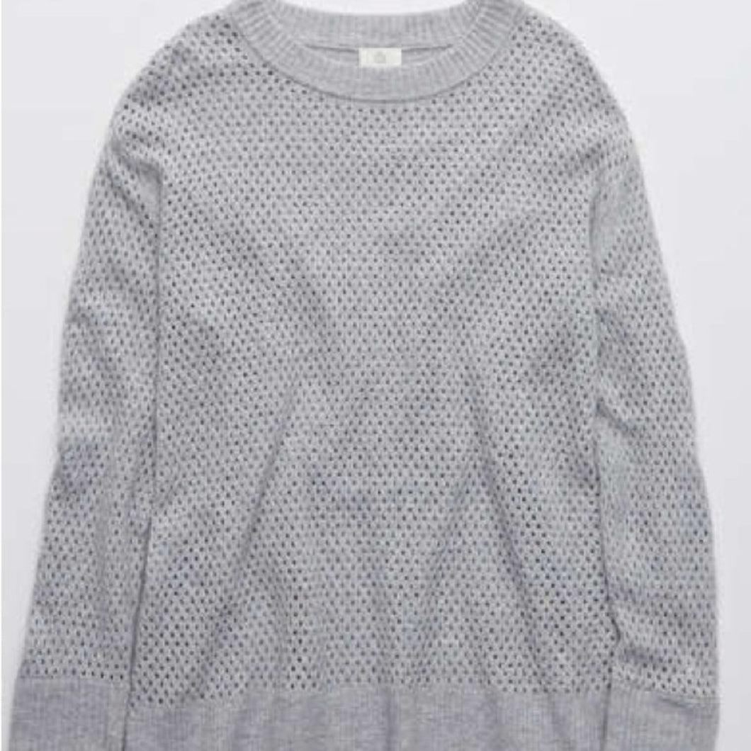 Aerie Offline Gray Knit Sweater size XS