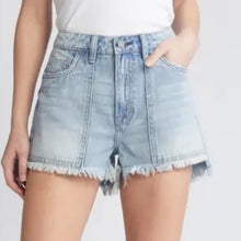 Load image into Gallery viewer, NWT Hidden Denim Frayed Hem Shorts size XS
