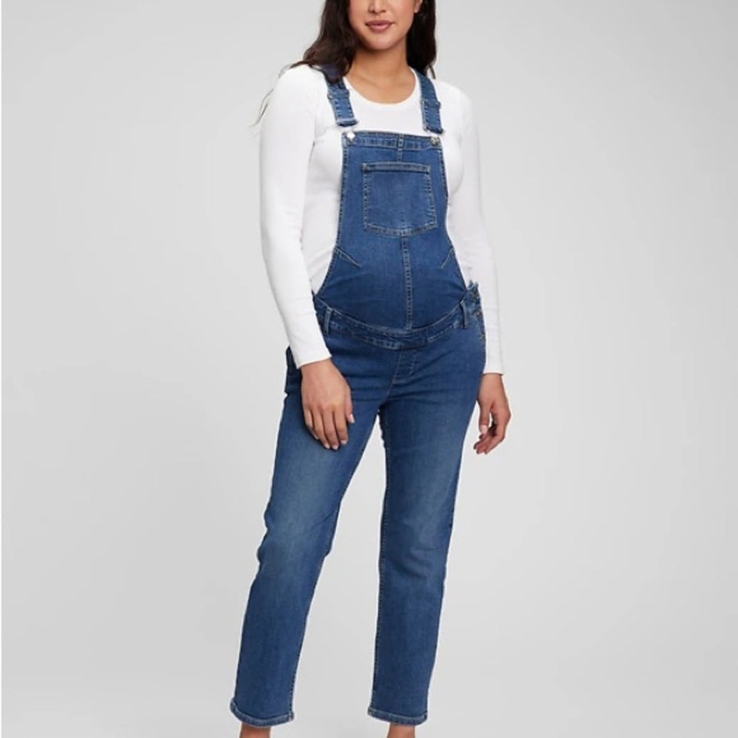 Gap Maternity Denim Overalls size L