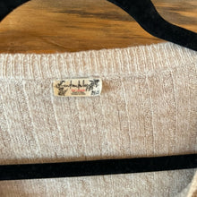 Load image into Gallery viewer, Free People Intimately Around The Clock Henley Sweater Oarmeal Ribbed Pullover size L
