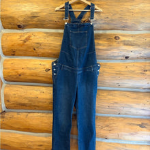 Load image into Gallery viewer, Gap Maternity Denim Overalls size L
