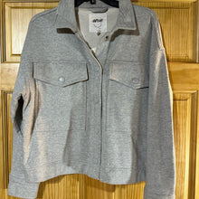 Load image into Gallery viewer, Aerie Pocket Detail Gray Shacket size Small
