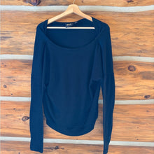 Load image into Gallery viewer, Anthropologie Maeve Kasi Ribbed Pullover Navy Blue size XS

