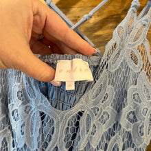 Load image into Gallery viewer, Entro Lace Blue Midi Dress size S
