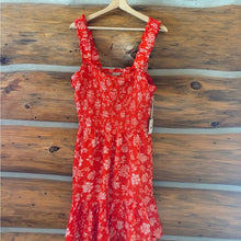 Load image into Gallery viewer, NWT Dex Smocked Mini Dress Orange size X
