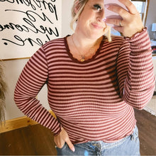 Load image into Gallery viewer, Abercrombie &amp; Fitch Striped Long Sleeve size Medium
