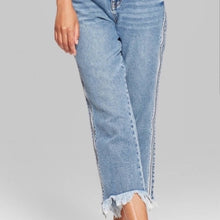 Load image into Gallery viewer, Wild Fable Zippered Side Straight Leg Jeans size 10
