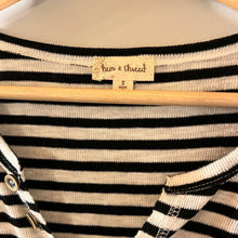 Load image into Gallery viewer, Hem &amp; Thread Striped Top size Small
