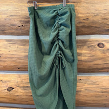 Load image into Gallery viewer, Cider Texture Midi Drawstring Skirt size Large
