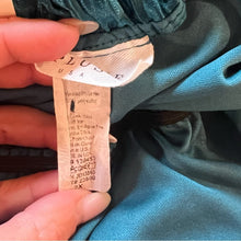 Load image into Gallery viewer, Janette Plus Teal Scrunch Texture Layered Midi Dress size 2X
