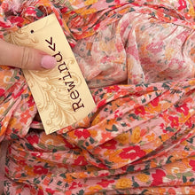 Load image into Gallery viewer, NWT Rewind Floral Y-Neck Maxi Dress size Large
