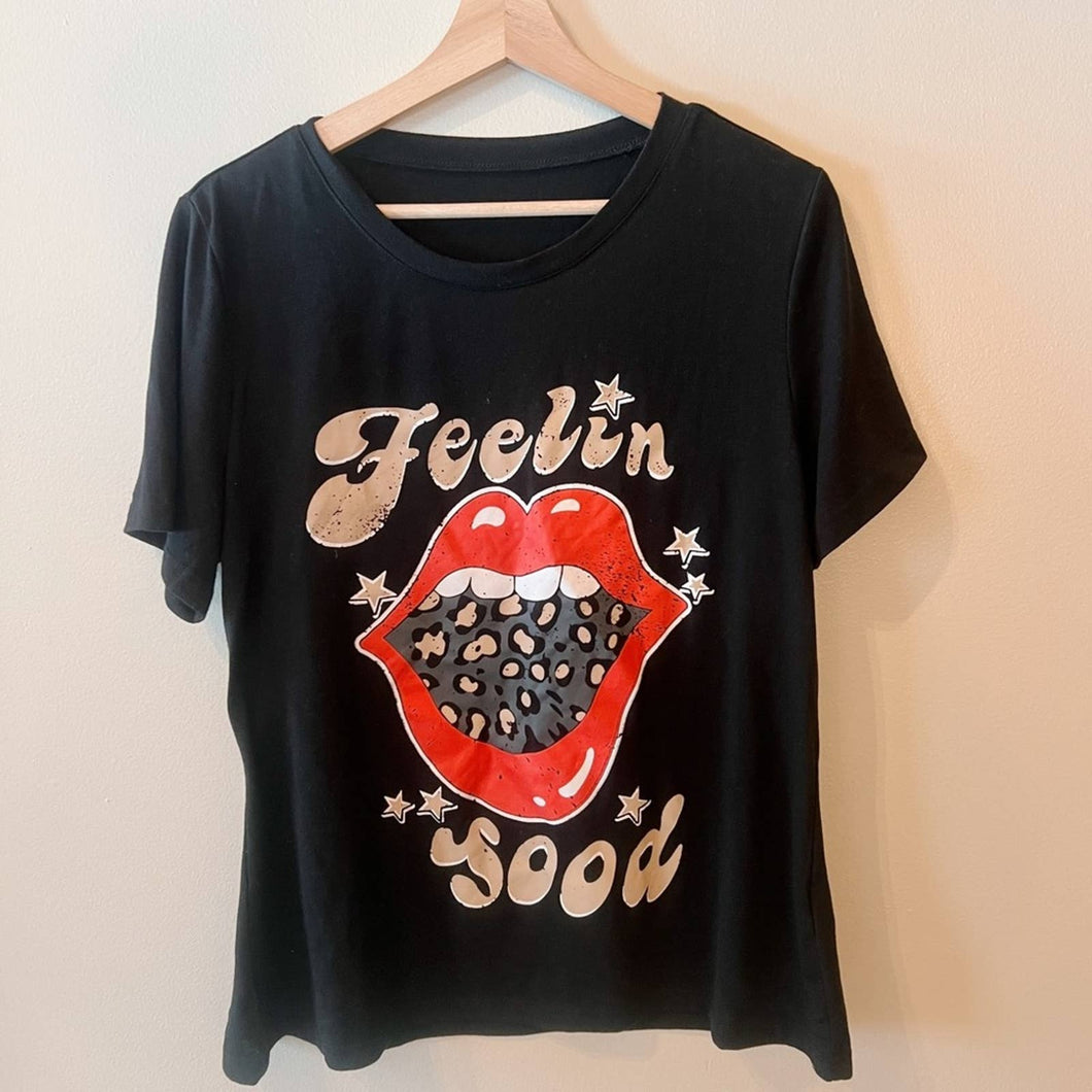 Feeling Good Graphic Tee size M/L
