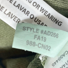 Load image into Gallery viewer, J CREW POINT SUR Women’s Draped Button Twill Shirt Army Green Long Sleeve size small
