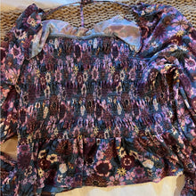 Load image into Gallery viewer, Lauren Conrad Floral Smocked Long Sleeve size 0X
