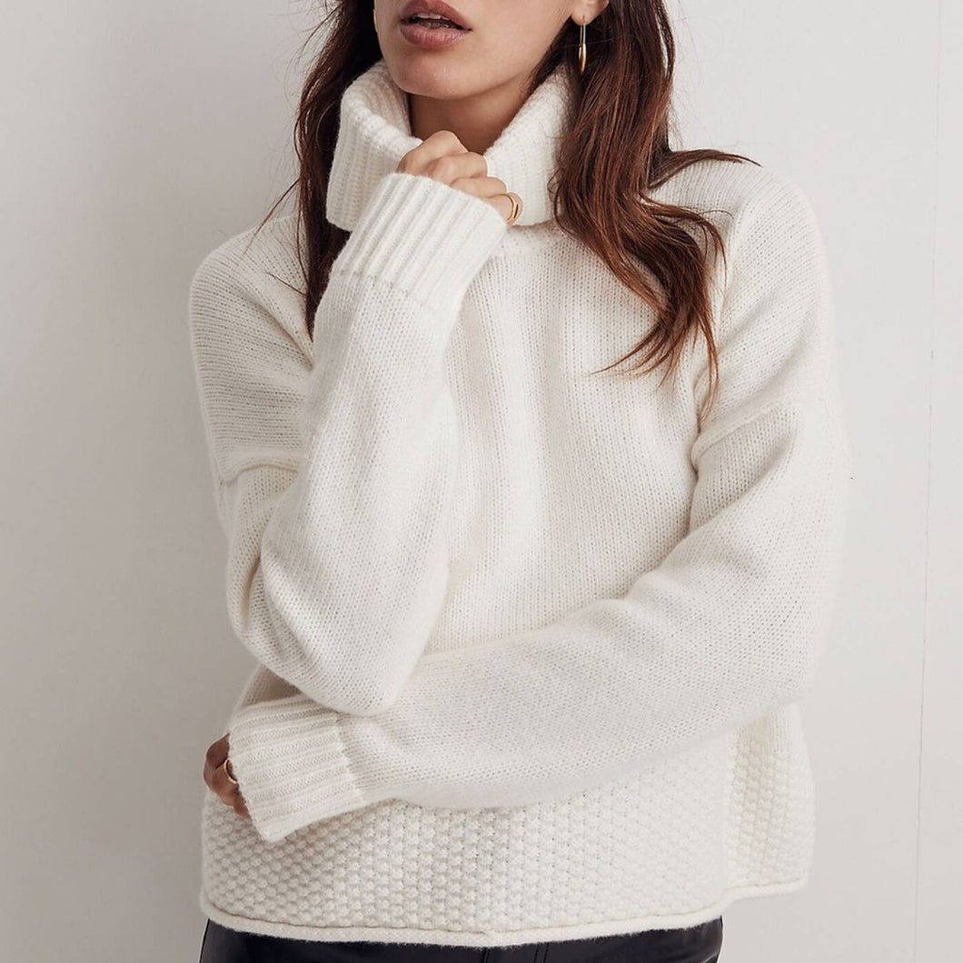 Madewell Sadler Turtleneck Sweater size Medium