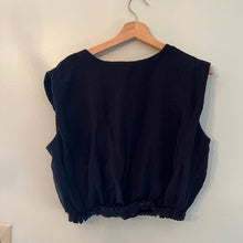 Load image into Gallery viewer, Women&#39;s Slim Fit Extended Shoulder Gauze Tank Top - A New Day Black XXL
