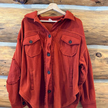 Load image into Gallery viewer, ZENANA Oversized Basic Fleece Shacket size Large
