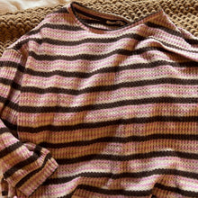 Load image into Gallery viewer, Lush Multicolor Striped Long Sleeve size Small
