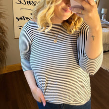 Load image into Gallery viewer, Piko Striped Top
