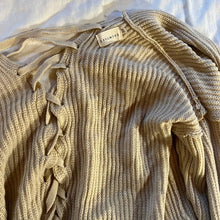 Load image into Gallery viewer, Dreamers Lace Up Cardigan size Small
