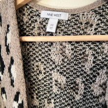 Load image into Gallery viewer, Nine West Leopard Cardigan size XS
