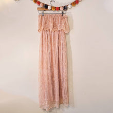 Load image into Gallery viewer, Forever 21 Strapless Pink Maxi Dress size Small
